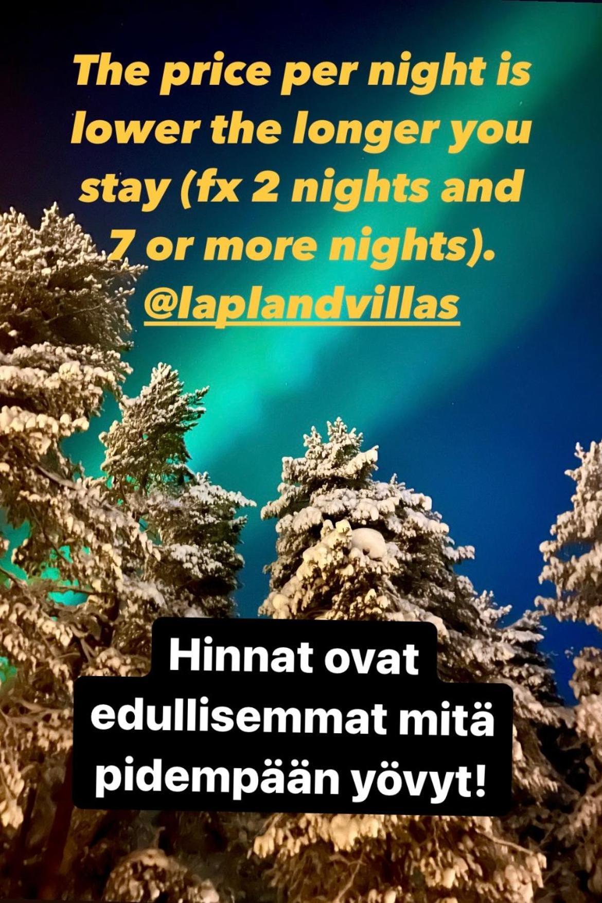 Villa Saarua By The Slopes Ski In, Family & Bike Park, Hike Trails, National Park, Wifi - Lapland Villas Ruka Bagian luar foto